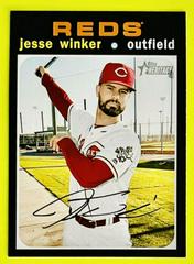 Jesse Winker [French Text] #3 Baseball Cards 2020 Topps Heritage Prices