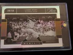 Larry Doby [Holo Gold] Baseball Cards 2022 Panini Three and Two Moments Prices