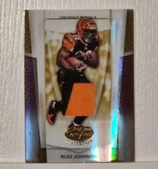 Rudi Johnson [Mirror Gold] #102 Football Cards 2007 Leaf Certified Materials Prices