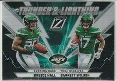 Breece Hall , Garrett Wilson [Silver] #TL-BG Football Cards 2022 Panini Zenith Thunder and Lightning Prices