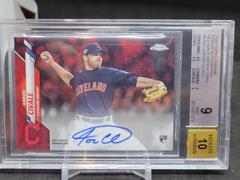 Aaron Civale [Red Wave Refractor] #RA-AC Baseball Cards 2020 Topps Chrome Rookie Autographs Prices