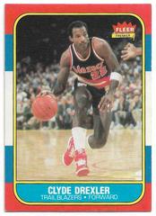 Clyde Drexler Basketball Cards 1986 Fleer Prices