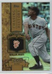 Willie Mays #CH-47 Baseball Cards 2013 Topps Chasing History Prices