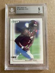 Michael Vick #7 Football Cards 2001 Sage Hit Prices