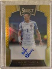 Jamie Vardy [Gold] Soccer Cards 2016 Panini Select Signatures Prices