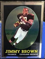 Jim Brown #62 Football Cards 2010 Topps Chrome Anniversary Reprints Prices