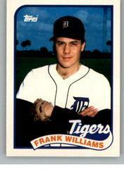 Frank Williams #128T Baseball Cards 1989 Topps Traded Prices