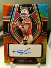 Trey Lance [Tie Dye] #RS-TLA Football Cards 2021 Panini Select Rookie Signatures Prices