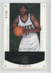 Jamal Sampson #187 Basketball Cards 2002 SP Authentic Prices