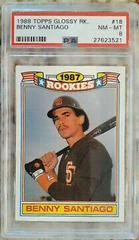 Benny Santiago #18 Baseball Cards 1988 Topps Glossy Rookies Prices