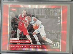 LaMelo Ball [Red Laser] #23 Basketball Cards 2021 Panini Donruss Franchise Features Prices