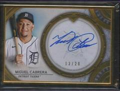 Miguel Cabrera #TCVA-MC Baseball Cards 2022 Topps Transcendent Collection Image Variations Autographs Prices
