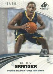 Danny Granger Basketball Cards 2005 SP Game Used Prices