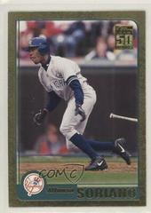 Alfonso Soriano #508 Baseball Cards 2001 Topps Gold Prices