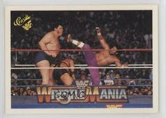 Haku, Andre the Giant Wrestling Cards 1990 Classic WWF The History of Wrestlemania Prices