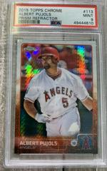 Albert Pujols [Prism Refractor] #113 Baseball Cards 2015 Topps Chrome Prices
