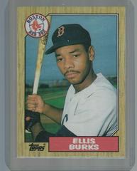 Ellis Burks #14T Baseball Cards 1987 Topps Traded Tiffany Prices