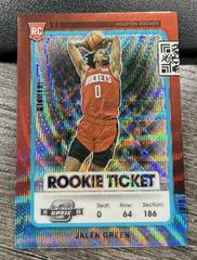 Jalen Green [Asia Blue Wave] #24 Basketball Cards 2021 Panini Contenders Optic Rookies Prices