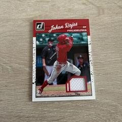 Johan Rojas #90M-JO Baseball Cards 2023 Panini Donruss Retro 1990 Materials Prices