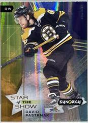 David Pastrnak Hockey Cards 2021 Upper Deck Synergy Star of the Show Prices