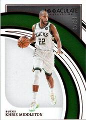 Khris Middleton [Red] Basketball Cards 2021 Panini Immaculate Collection Prices
