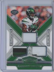 Garrett Wilson #PT-GW Football Cards 2023 Panini Plates and Patches Patch Trio Prices