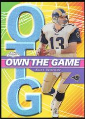 Kurt Warner [Refractor] #OG1 Football Cards 2002 Topps Chrome Own the Game Prices