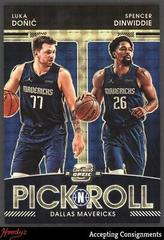 Spencer Dinwiddie, Luka Doncic [Gold] Basketball Cards 2021 Panini Contenders Optic Pick n Roll Prices
