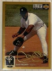 Cecil Fielder [Gold Signature] Baseball Cards 1994 Collector's Choice Prices