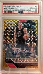 Blake Griffin [Autograph Gold] #7 Basketball Cards 2016 Panini Prizm Mosaic Prices