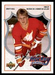 Brett Hull Heroes [1986 French] #4 Hockey Cards 1991 Upper Deck Brett Hull Heroes Prices