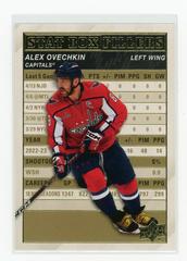 Alex Ovechkin [Gold] Hockey Cards 2023 Upper Deck Stat Box Fillers Prices