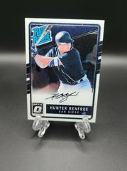 Hunter Renfroe Baseball Cards 2017 Panini Donruss Optic Rated Rookie Signatures Prices