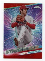 Shohei Ohtani [Red Refractor] Baseball Cards 2024 Topps Stars of MLB Chrome Prices