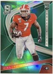 D'Andre Swift [Green Prizm] #6 Football Cards 2020 Panini Chronicles Draft Picks Spectra Prices