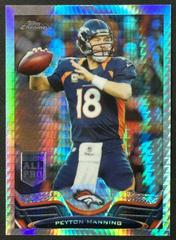 Peyton Manning [Blue Jersey Prism Refractor] #1 Football Cards 2013 Topps Chrome Prices
