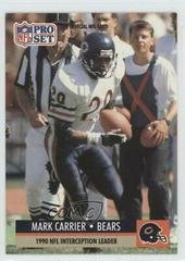 Mark Carrier Football Cards 1991 Pro Set Prices