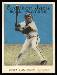 Gary Sheffield [Mini Blue] #95 Baseball Cards 2004 Topps Cracker Jack Prices