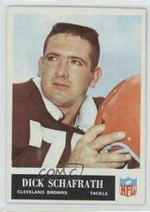 Dick Schafrath #40 Football Cards 1965 Philadelphia Prices