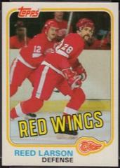 Reed Larson [West] Hockey Cards 1981 Topps Prices