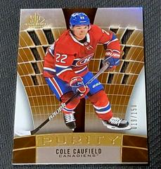 Cole Caufield [Gold] Hockey Cards 2021 SP Game Used Purity Prices