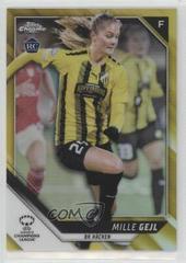 Mille Gejl [Gold Refractor] Soccer Cards 2021 Topps Chrome UEFA Women’s Champions League Prices