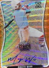 Masyn Winn [Orange Wave] #BA-MW1 Baseball Cards 2020 Leaf Metal Draft Autographs Prices