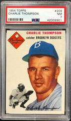 Charlie Thompson Baseball Cards 1954 Topps Prices