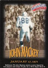 John Mackey Football Cards 1997 Fleer Million Dollar Moments Prices