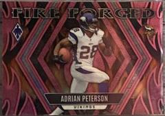 Adrian Peterson [Pink] #FF-7 Football Cards 2023 Panini Phoenix Fire Forged Prices