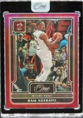 Bam Adebayo [Red] #38 Basketball Cards 2022 Panini One and One Prices