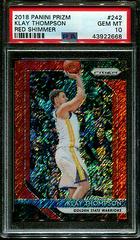 Klay Thompson [Red Shimmer] #242 Basketball Cards 2018 Panini Prizm Prices