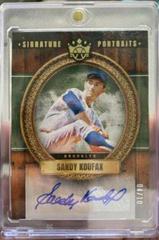 Sandy Koufax [Gold] #SP-SK Baseball Cards 2022 Panini Diamond Kings Signature Portraits Prices