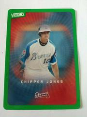 Chipper Jones [Green] Baseball Cards 2003 Upper Deck Victory Prices
